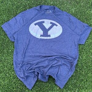 Vintage 2000s Blue BYU T Shirt